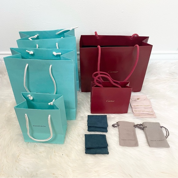 Tiffany & Co. Handbags - Bundle Luxury Brand Store Shopping Bags